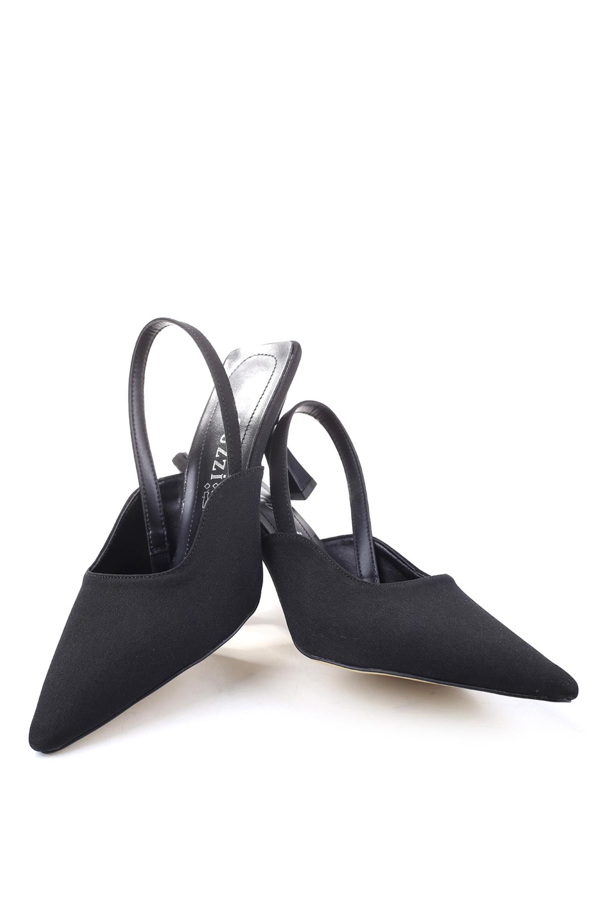 Le Guzzi 3857 Kadın Saten 8 Cm Topuklu Ayakkabı - Görsel 4