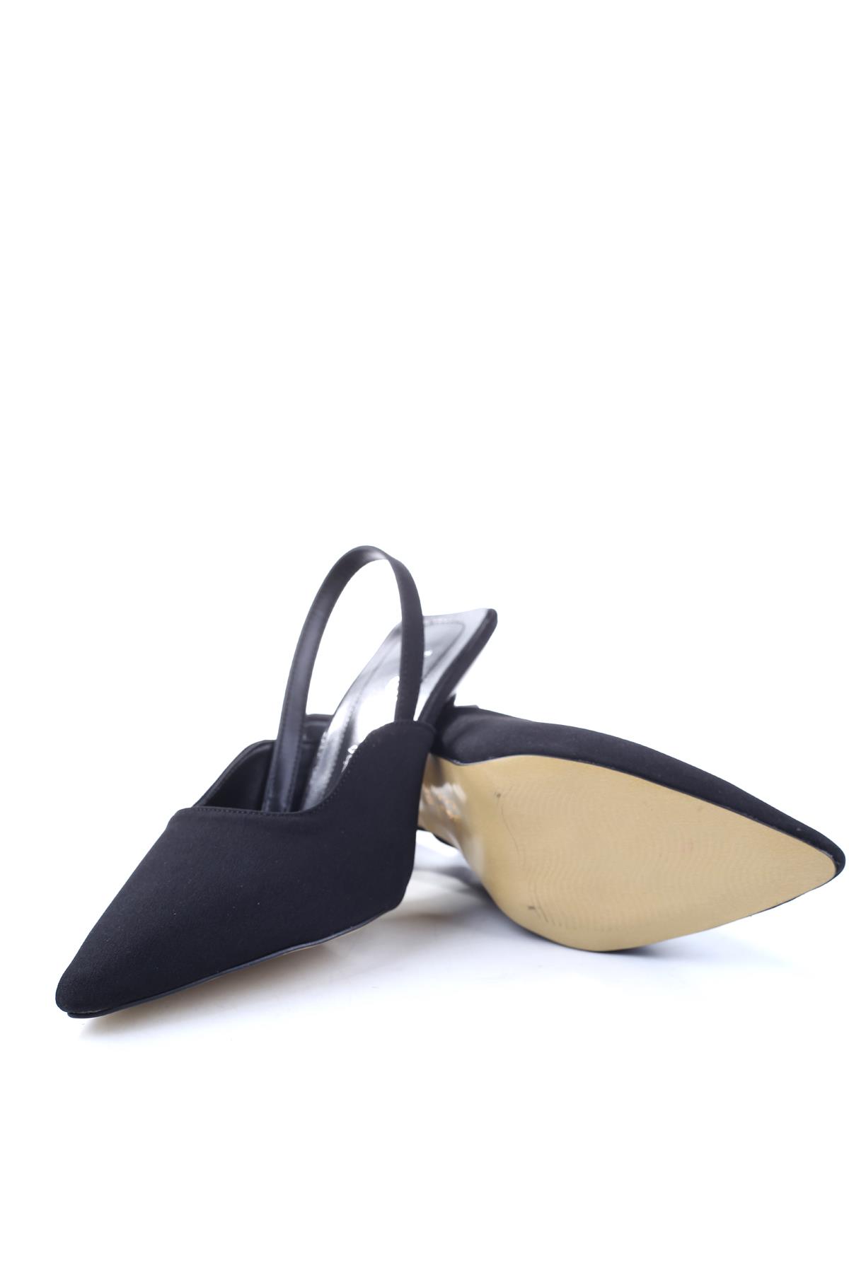 Le Guzzi 3857 Kadın Saten 8 Cm Topuklu Ayakkabı - Görsel 6