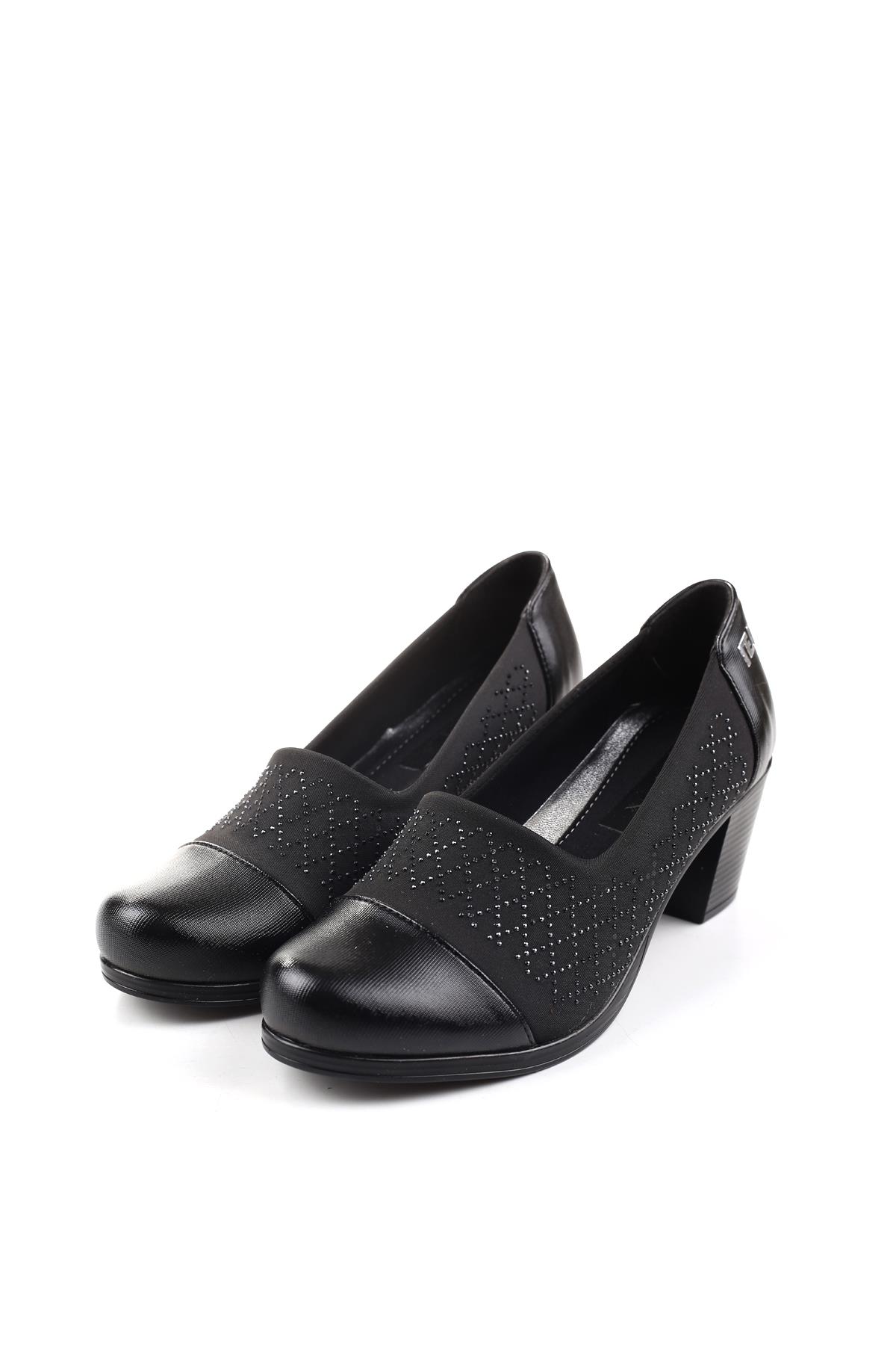 1020 Strech 6 cm Topuklu Kadın Ayakkabı - Görsel 3