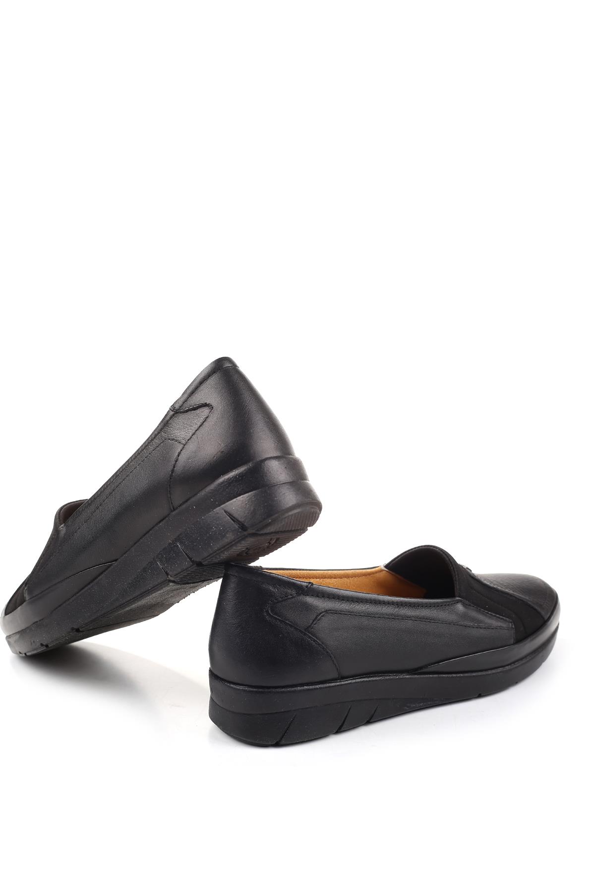 3770 Kadın Ortopedik Taban Deri Ayakkabı - Görsel 5