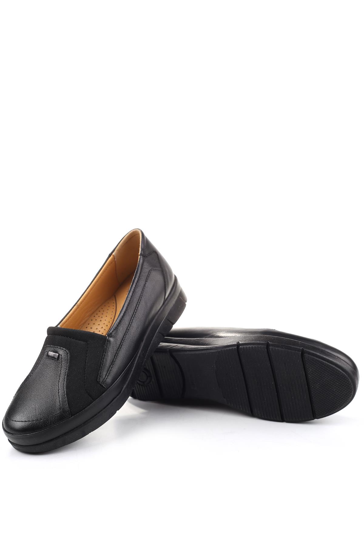 3770 Kadın Ortopedik Taban Deri Ayakkabı - Görsel 6