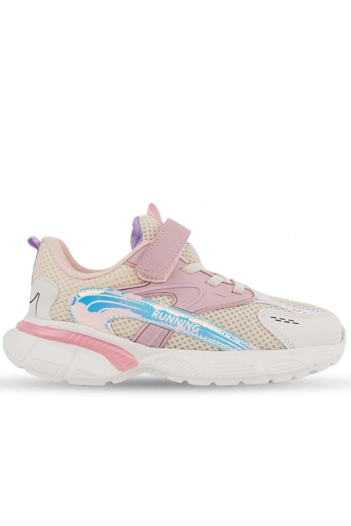 Javed Kız Çocuk Hafif Taban Günlük Rahat Spor Ayakkabı - Görsel 2