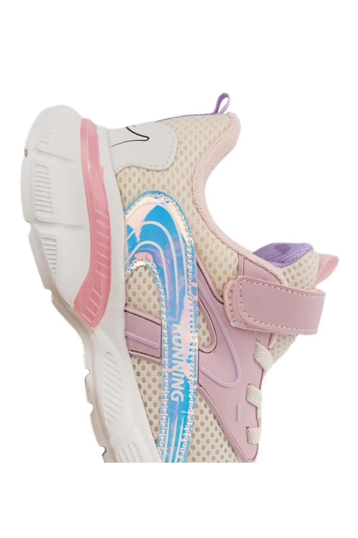 Javed Kız Çocuk Hafif Taban Günlük Rahat Spor Ayakkabı - Görsel 6