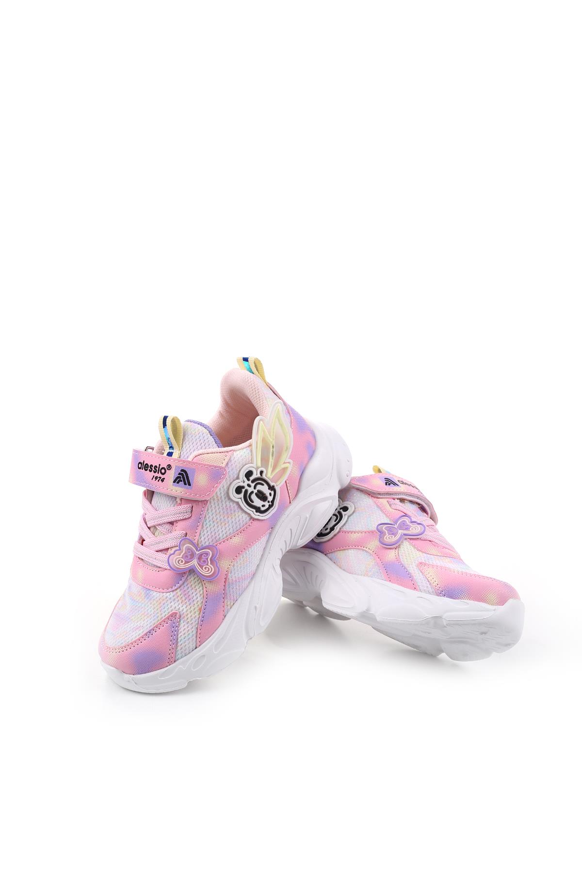 034 Rahat Hafif Taban Kız Çocuk Spor Ayakkabı - Görsel 4