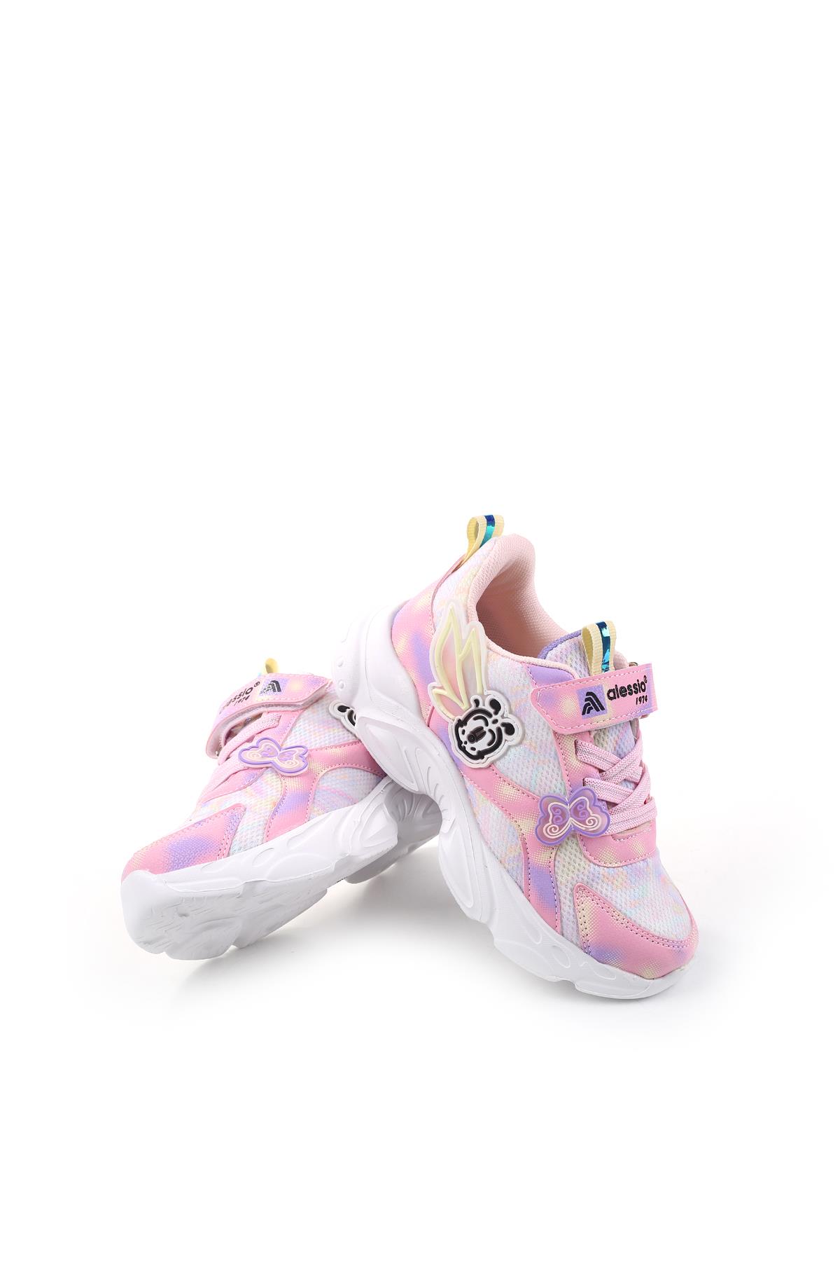 034 Rahat Hafif Taban Kız Çocuk Spor Ayakkabı - Görsel 5