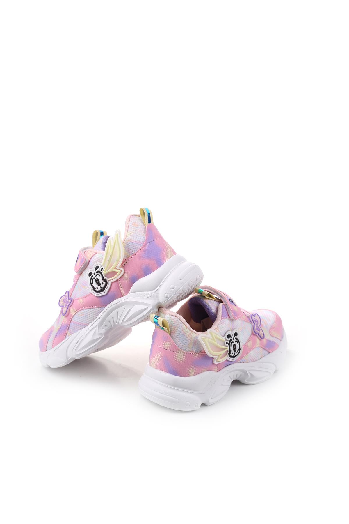 034 Rahat Hafif Taban Kız Çocuk Spor Ayakkabı - Görsel 6