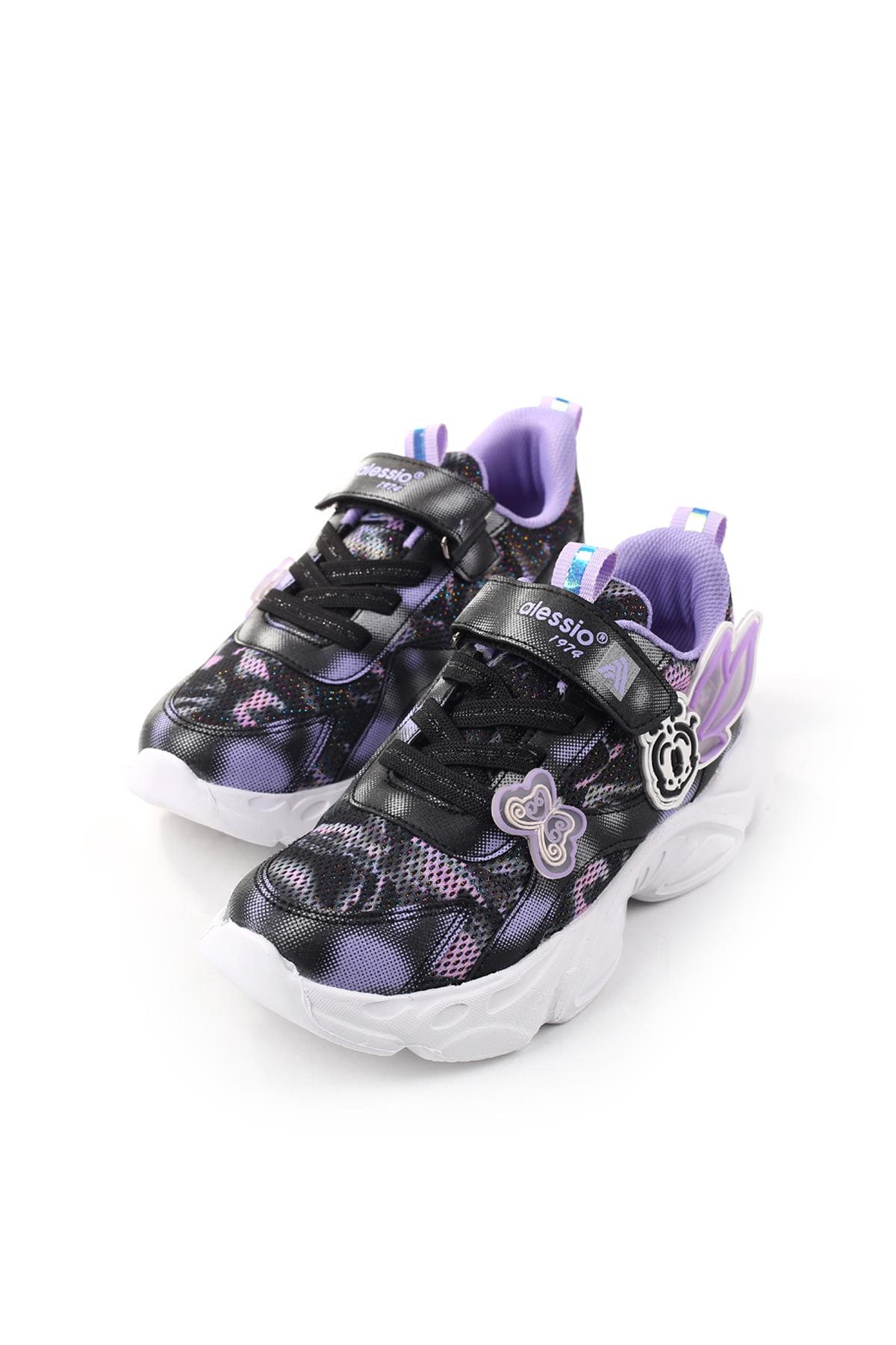 034 Rahat Hafif Taban Kız Çocuk Spor Ayakkabı - Görsel 3