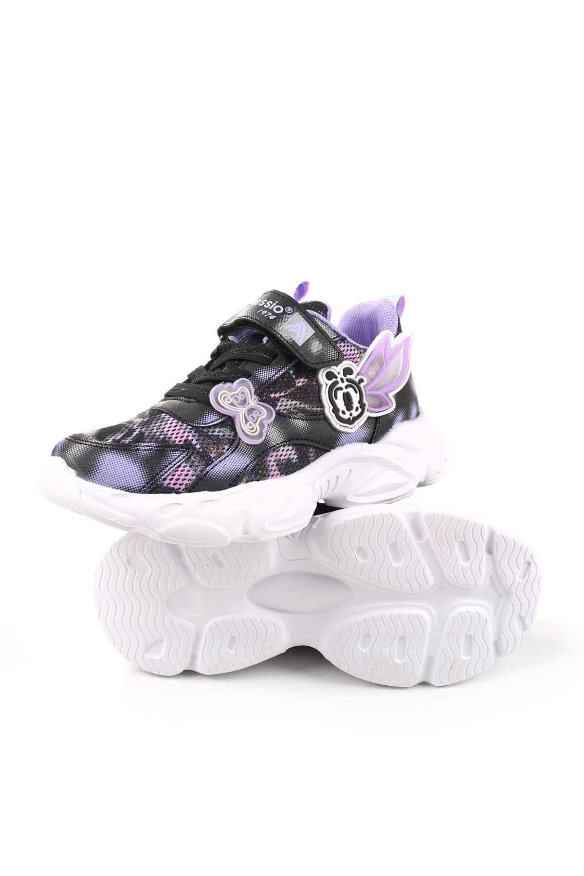034 Rahat Hafif Taban Kız Çocuk Spor Ayakkabı - Görsel 7