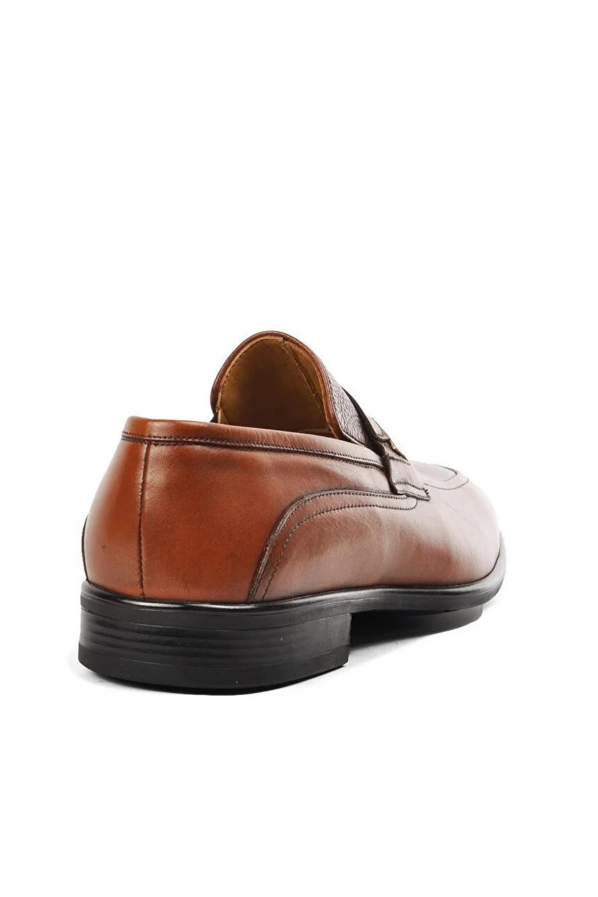 2818 Bağcıksız Deri Erkek Klasik Ayakkabı - Görsel 5