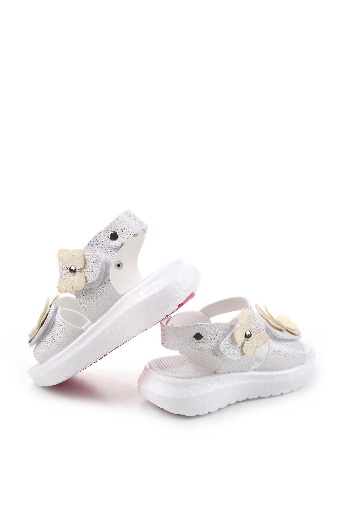 Şirin Bebe 3844 Kız Çocuk Ortopedik Sandalet - Görsel 6