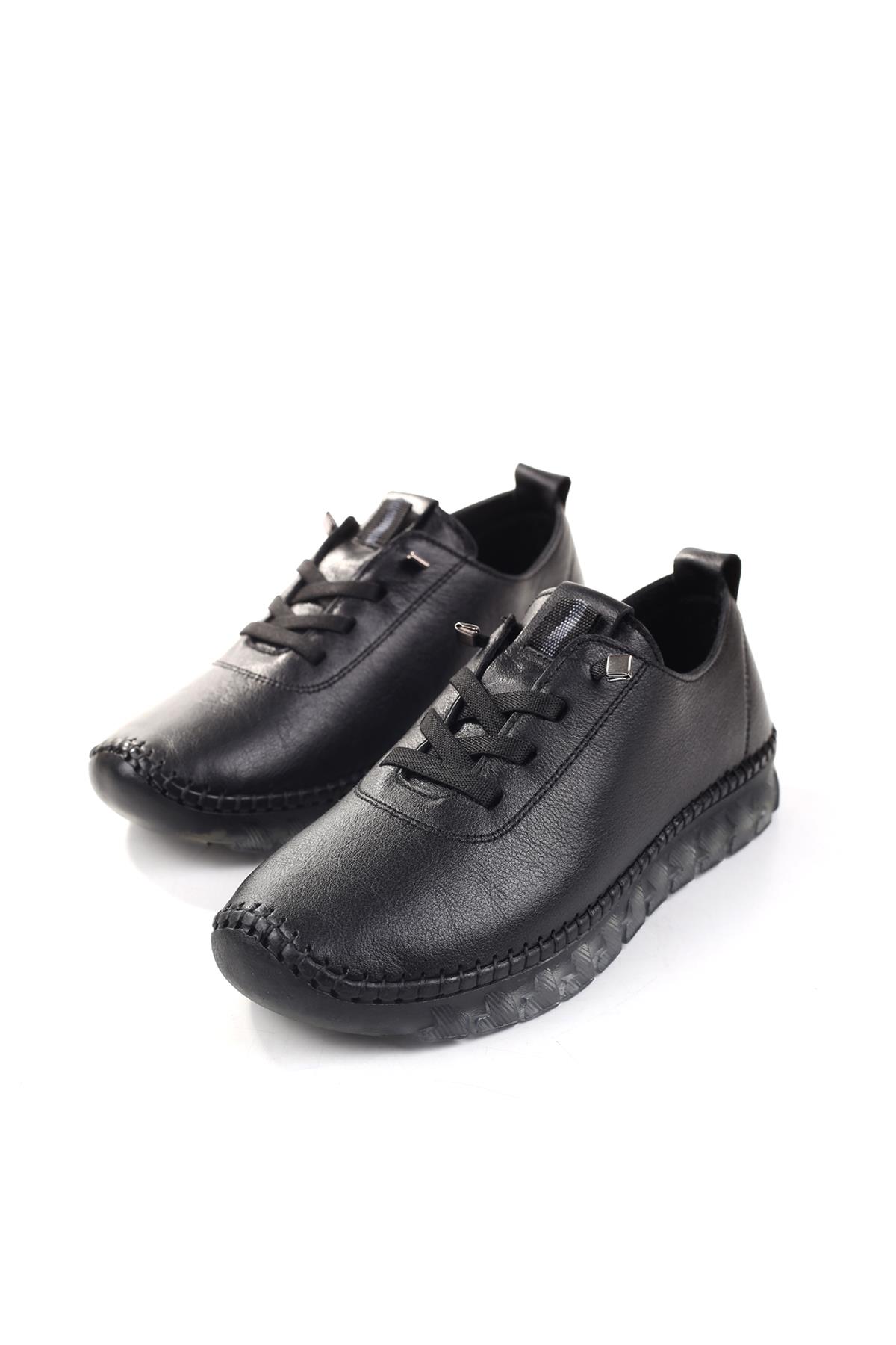 9050 Kadın Günlük Hakiki Deri Ortopedik Ayakkabı - Görsel 3