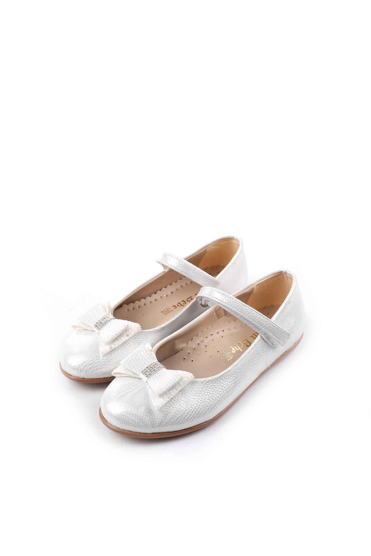 3893 Ortopedik Taban Kız Bebek Babet Ayakkabı - Görsel 4