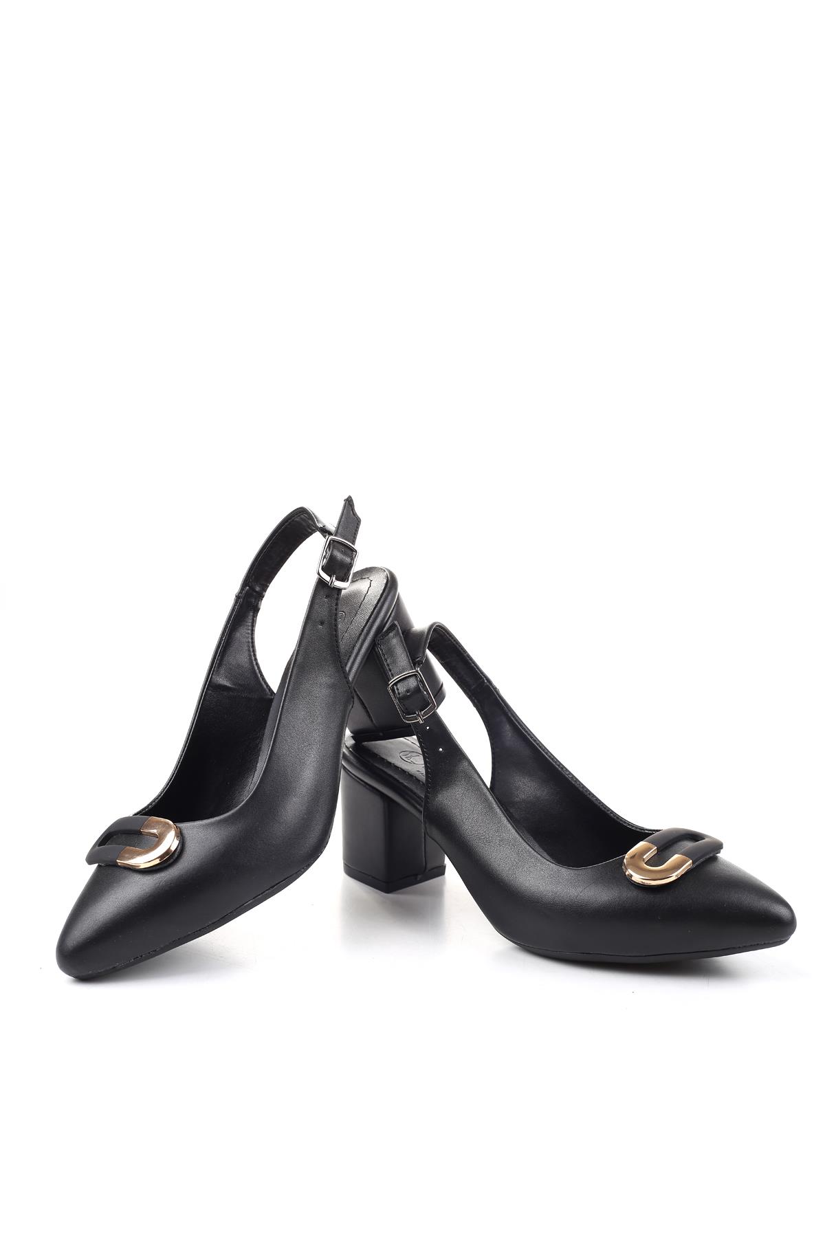 Lp-943 Kadın 6,5 Cm Kare Topuklu Ayakkabı - Görsel 5