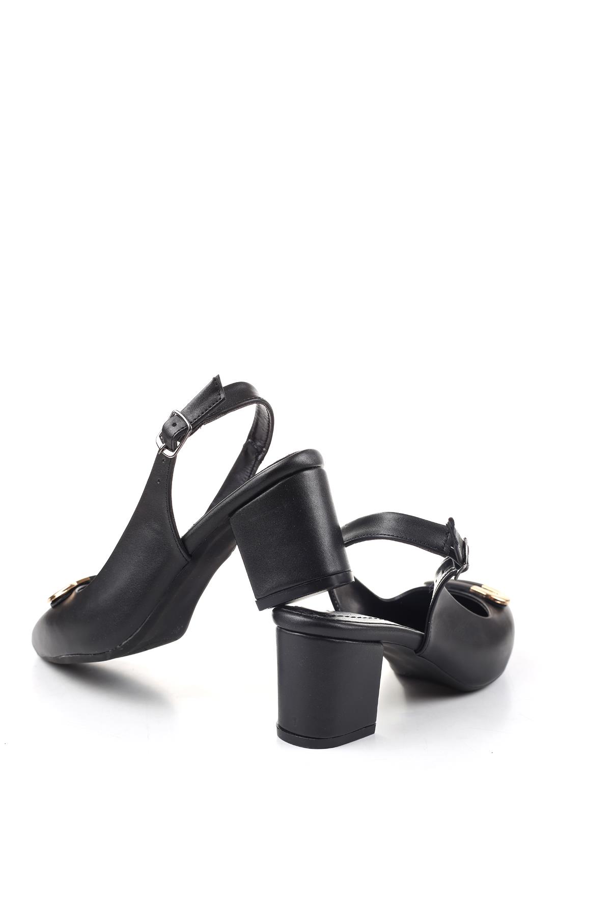 Lp-943 Kadın 6,5 Cm Kare Topuklu Ayakkabı - Görsel 7