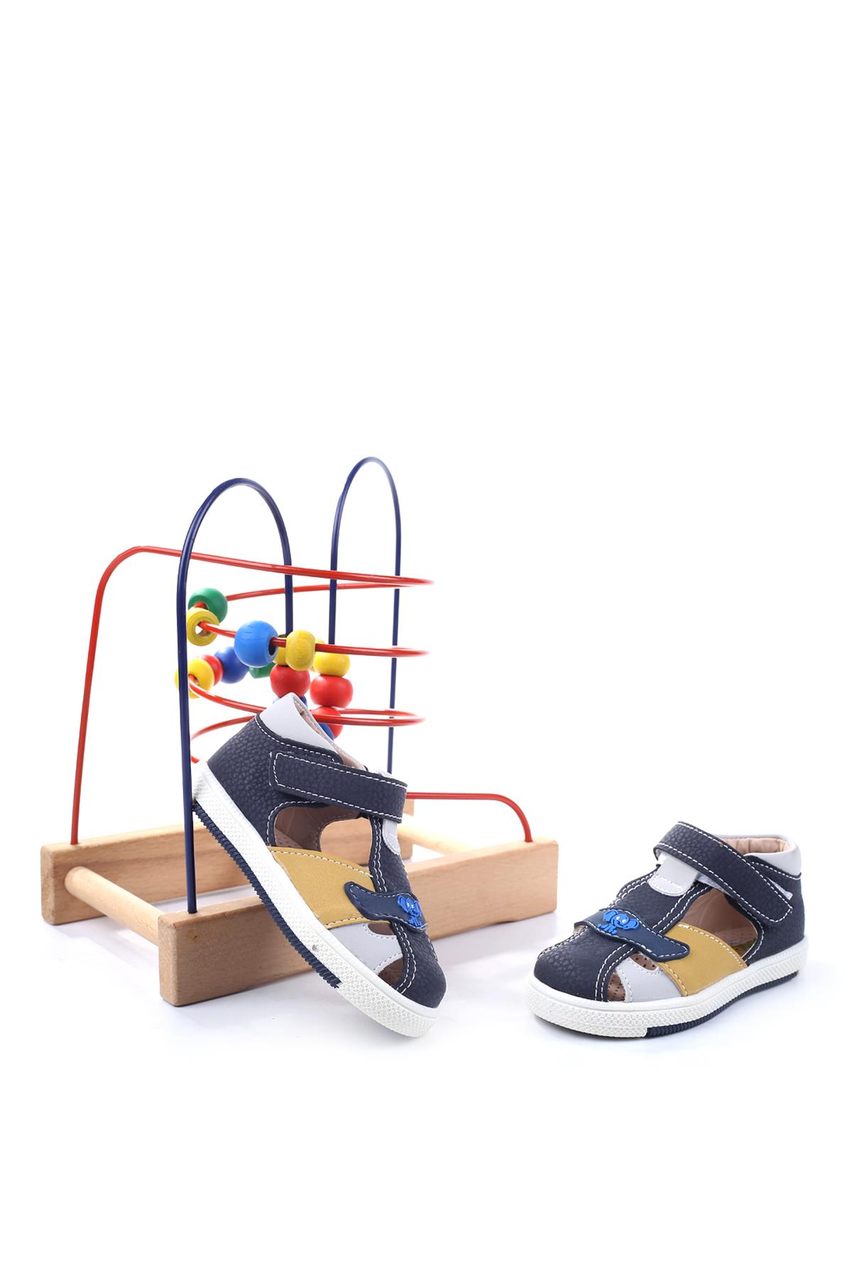 Şirin Bebe 3811 Ortopedik Taban Erkek Çocuk Yazlık Ayakkabı Sandalet - Görsel 3