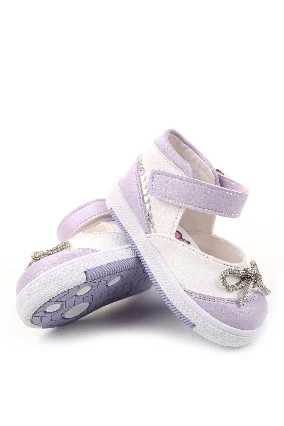 Şirin Bebe 3814 Ortopedik Taban Kız Çocuk Yazlık Ayakkabı Sandalet - Görsel 6