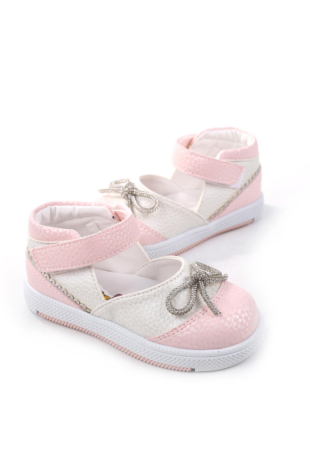 Şirin Bebe 3814 Ortopedik Taban Kız Çocuk Yazlık Ayakkabı Sandalet - Görsel 2