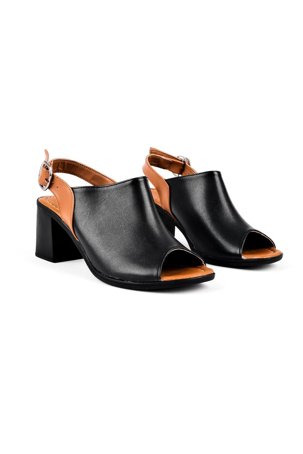 1709 Kadın 7 Cm Topuklu Ayakkabı - Görsel 5