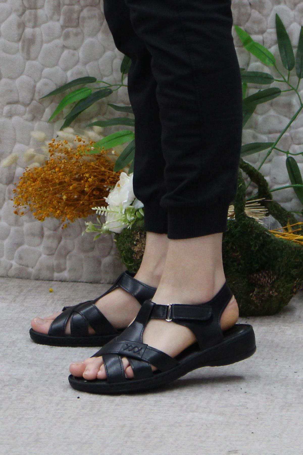 42052 Com Rahat Esnek Hafif Kadın Sandalet - Görsel 4