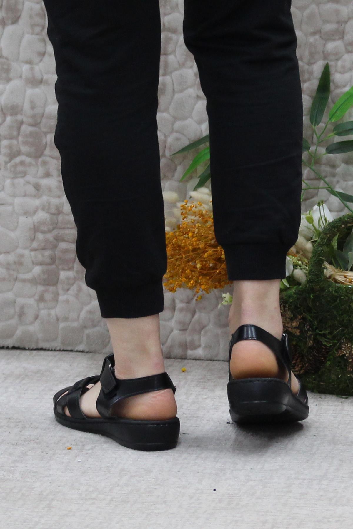 42052 Com Rahat Esnek Hafif Kadın Sandalet - Görsel 5