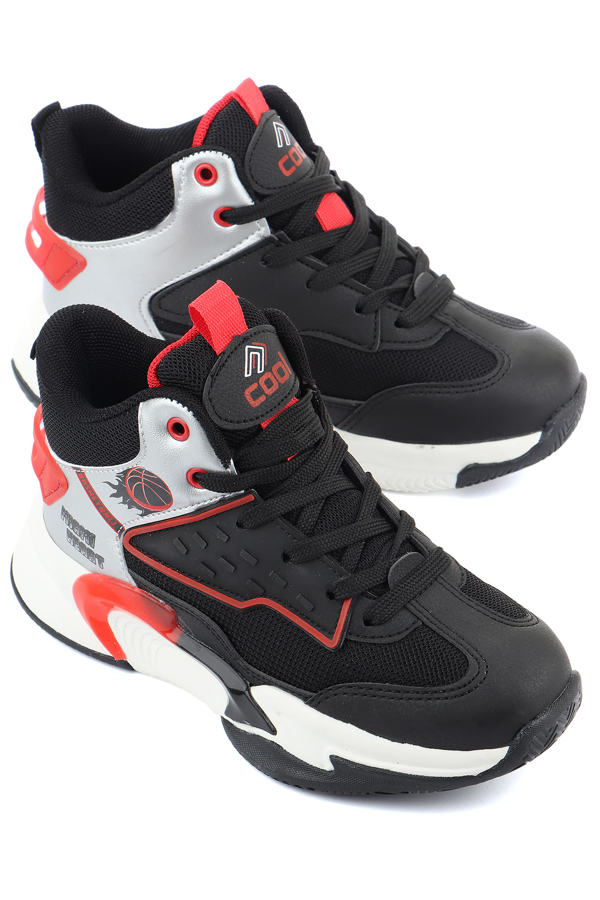 Miami Ortopedik Taban Bilekli Çocuk Basketbol Ayakkabı - Görsel 5