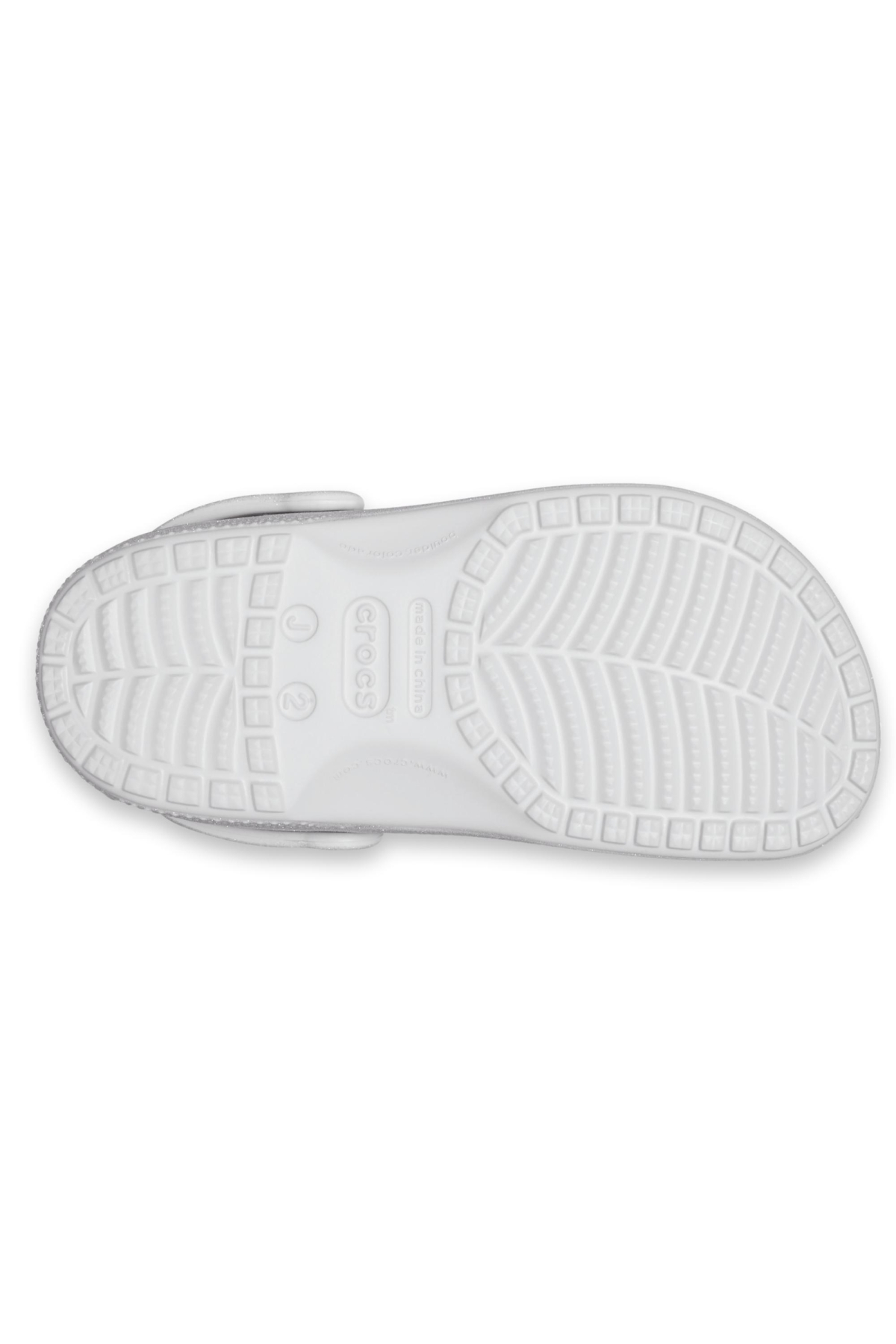 206993 Classic Glitter Clog K Gümüş Çocuk Terlik - Görsel 6