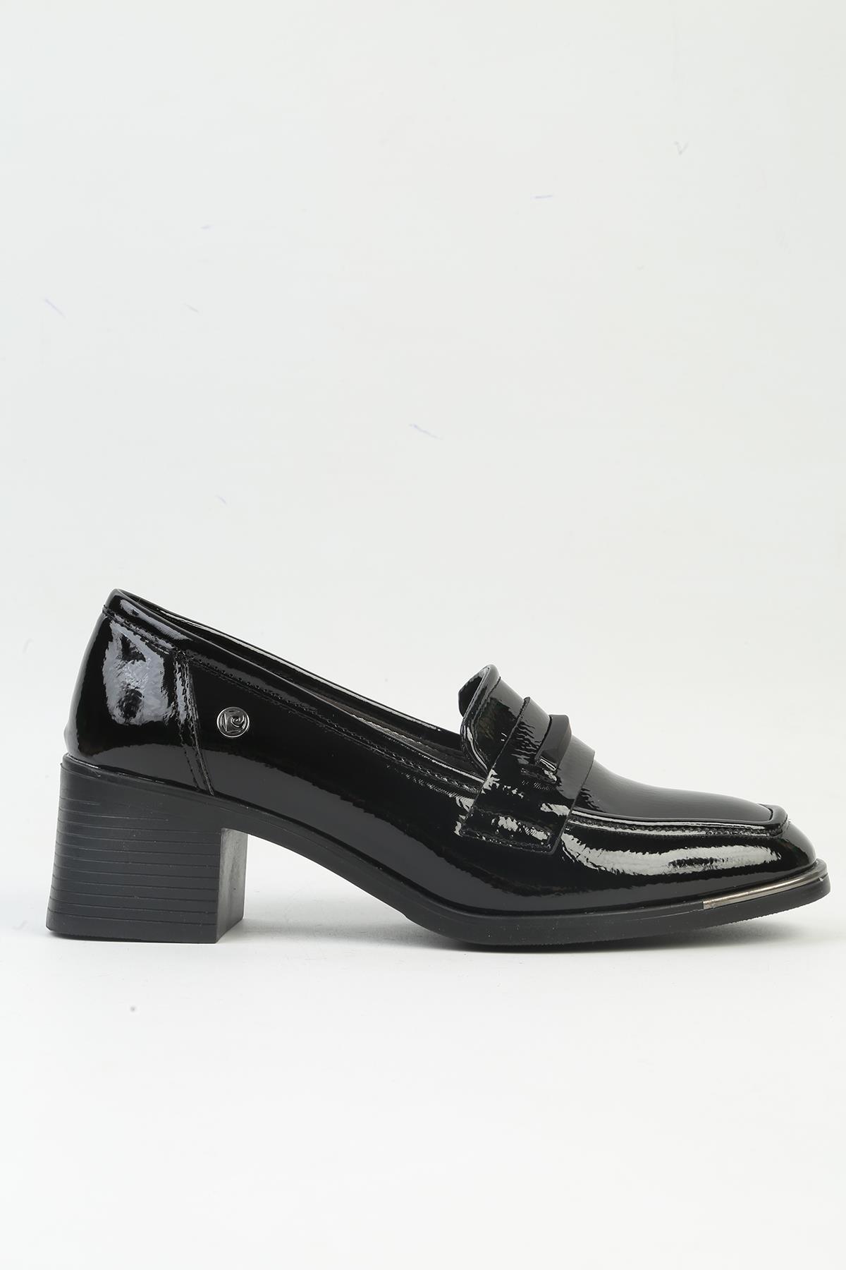 ® | PC-54355 Siyah-Kadın Topuklu Ayakkabı - Görsel 2
