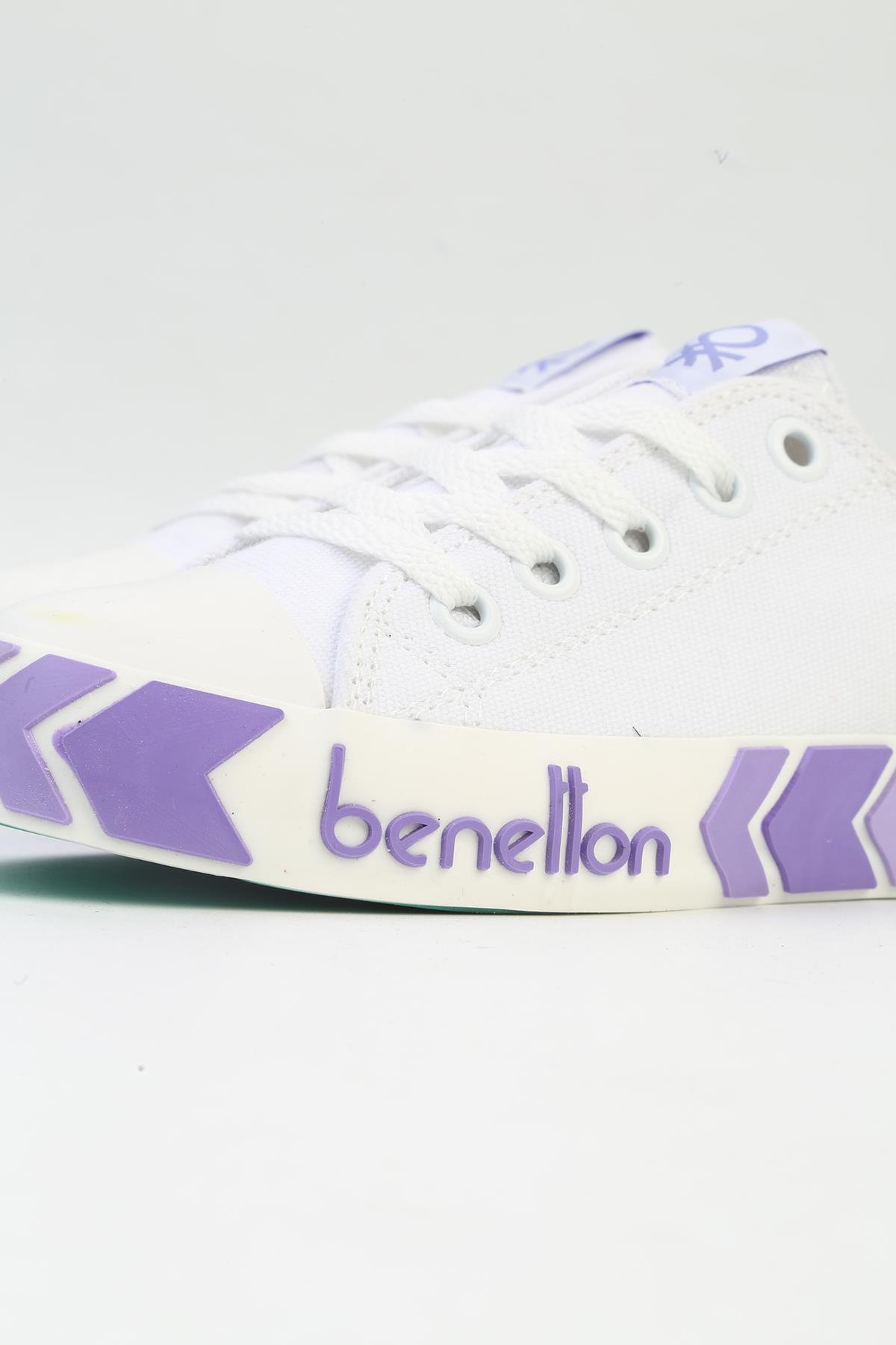 ® | BN-90633 Beyaz Lila-Çocuk Spor Ayakkabı - Görsel 5