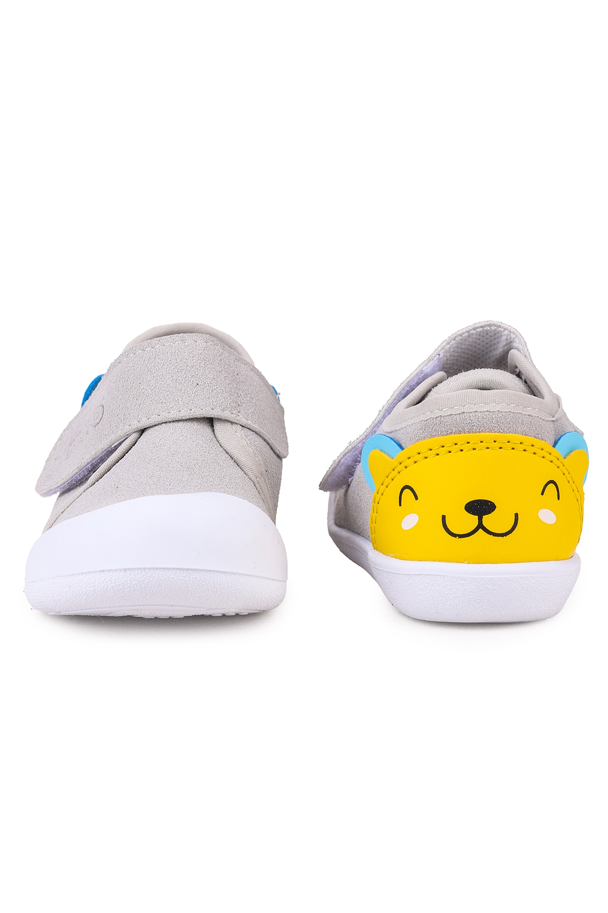 Kiko Kids Kiko Kids Catly Cırtlı Erkek Bebek İlk Adım Panduf Ayakkabı Gri Sandalet & Terlik | Flo Gri - 4. görsel