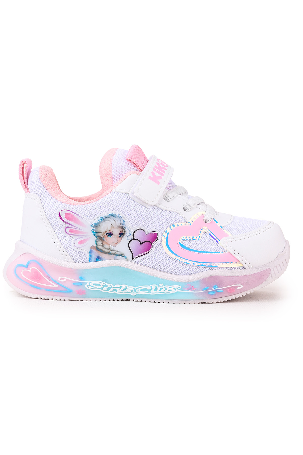 Noxgirl Cırtlı Kız Çocuk Spor Ayakkabı Beyaz - Görsel 4
