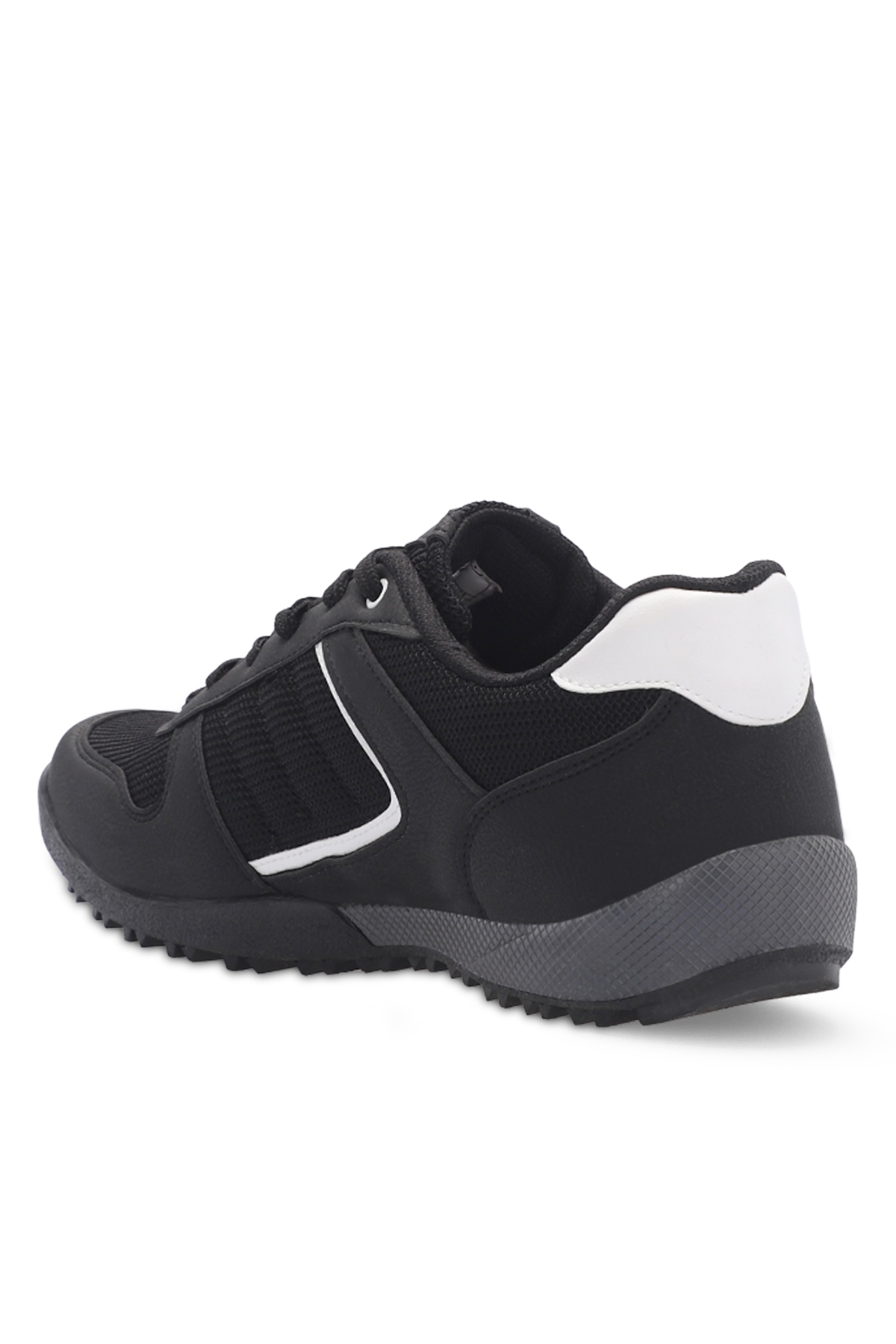 ADRIAN I Erkek Sneaker Ayakkabı Siyah / Koyu Gri - Görsel 4