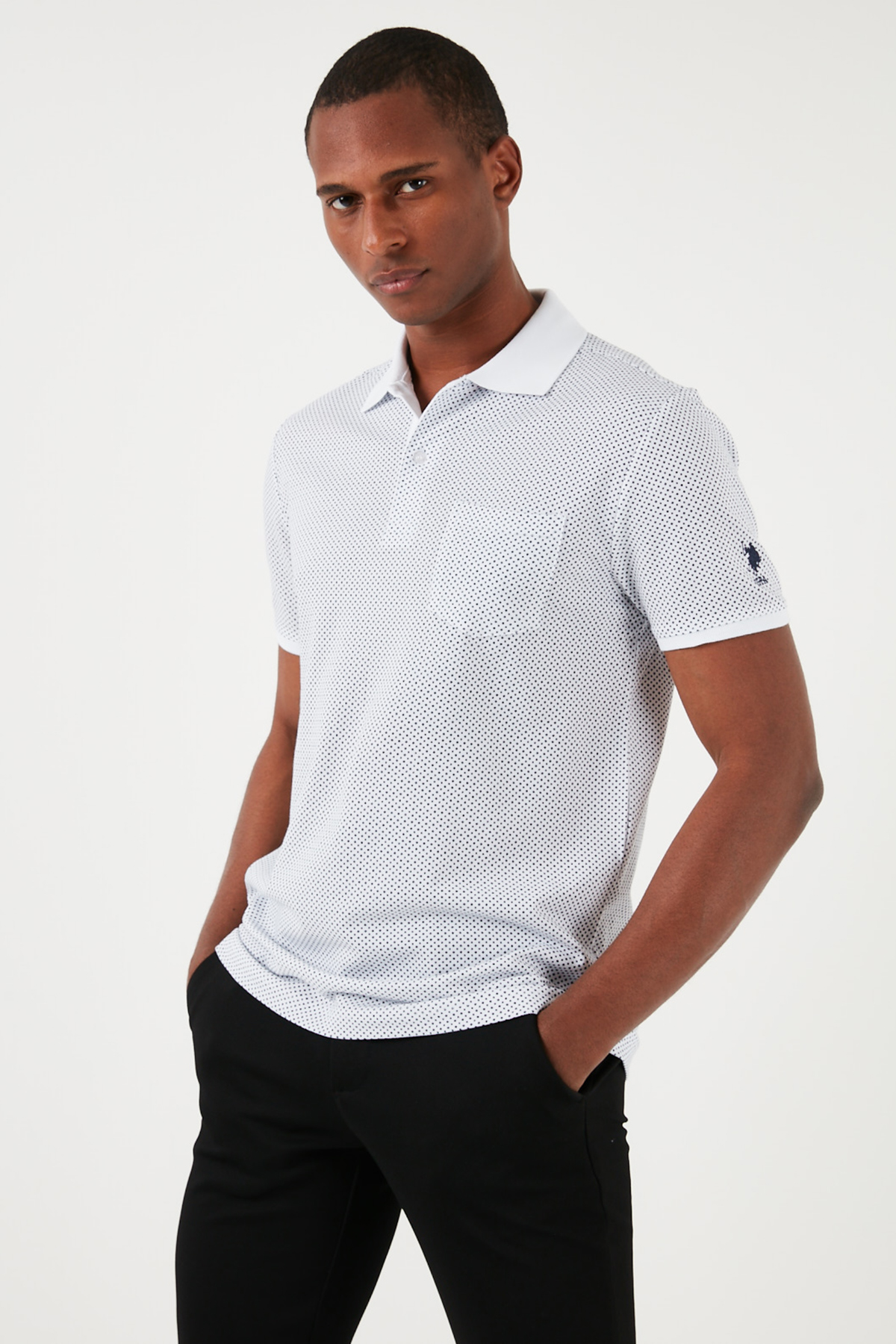 Erkek Polo Yaka T Shirt G081GL0111826892 BEYAZ Fiyatları | Flo