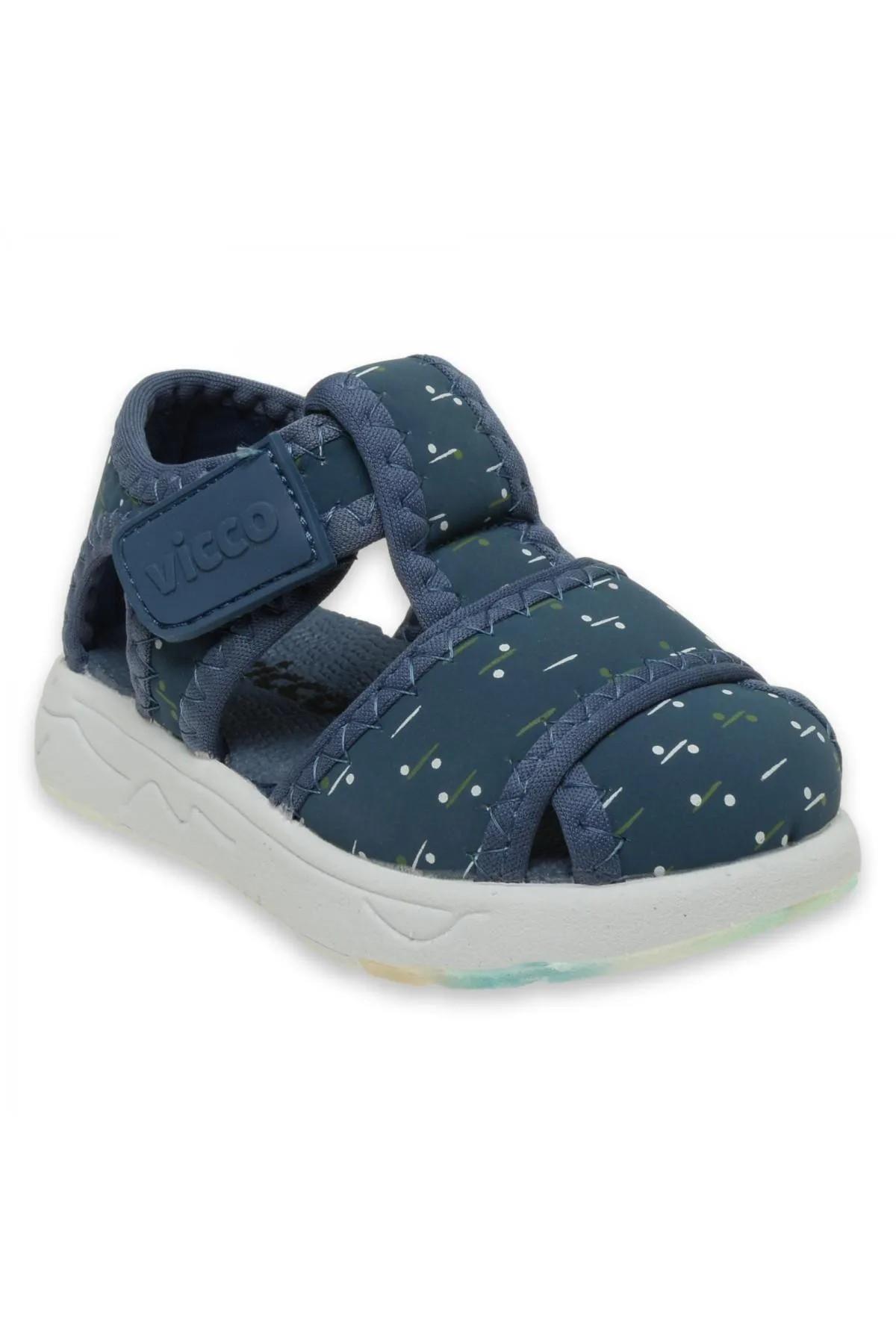 332.E24Y.306 Bumba III Lacivert Phylon Çocuk Sandalet - Görsel 2