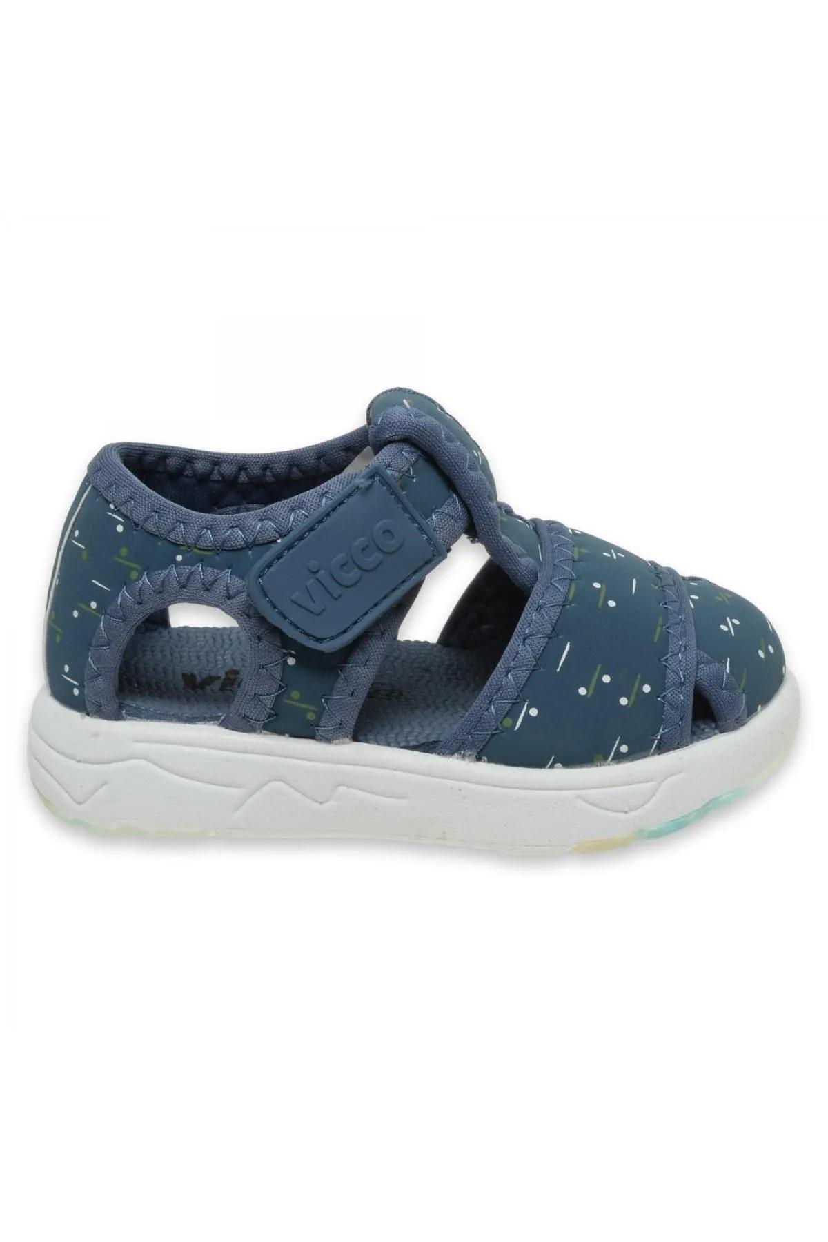 332.E24Y.306 Bumba III Lacivert Phylon Çocuk Sandalet - Görsel 3