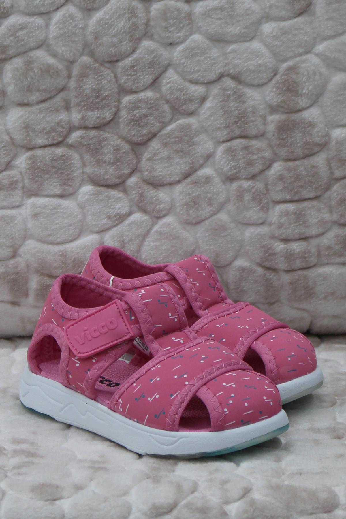 332.E24Y.306 Bumba III Pembe Phylon Çocuk Sandalet - Görsel 2