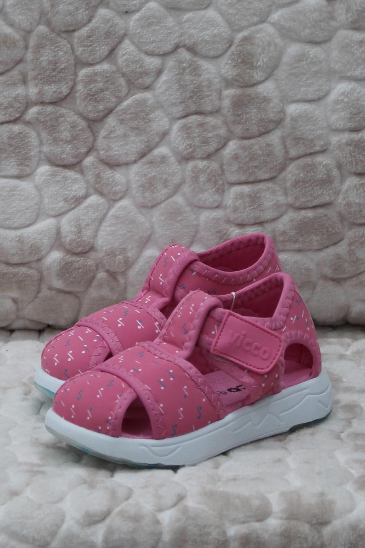 332.E24Y.306 Bumba III Pembe Phylon Çocuk Sandalet - Görsel 3