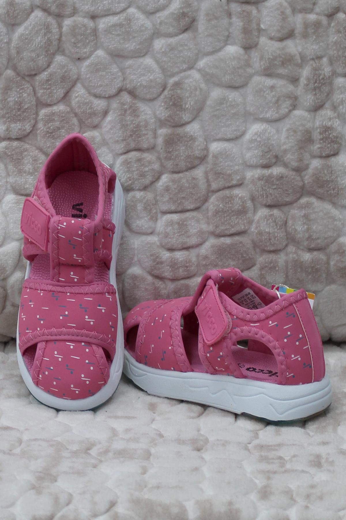 332.E24Y.306 Bumba III Pembe Phylon Çocuk Sandalet - Görsel 6