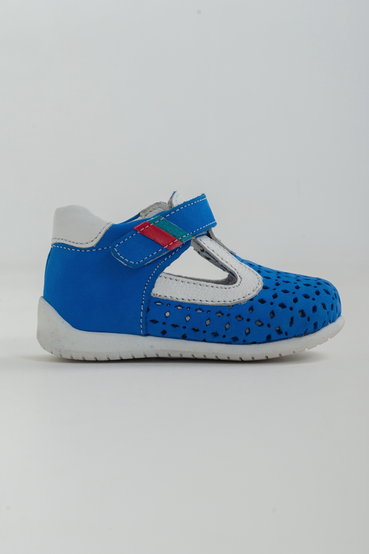 Unisex Çocuk Sax-Beyaz Deri Ortopedik Destekli İlk Adım Ayakkabı - Görsel 2