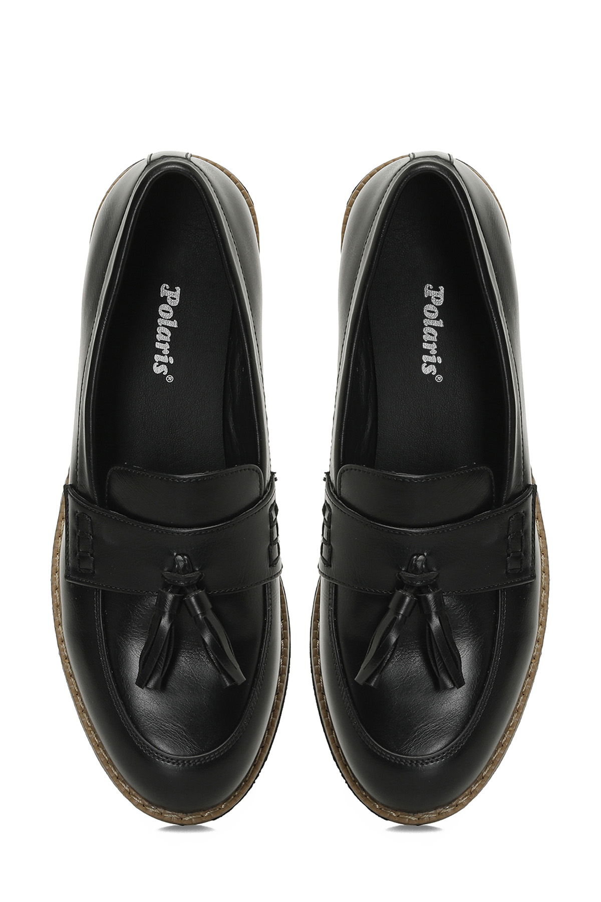 Polaris 324011.Z 4PR Siyah Kadın Loafer - Görsel 5
