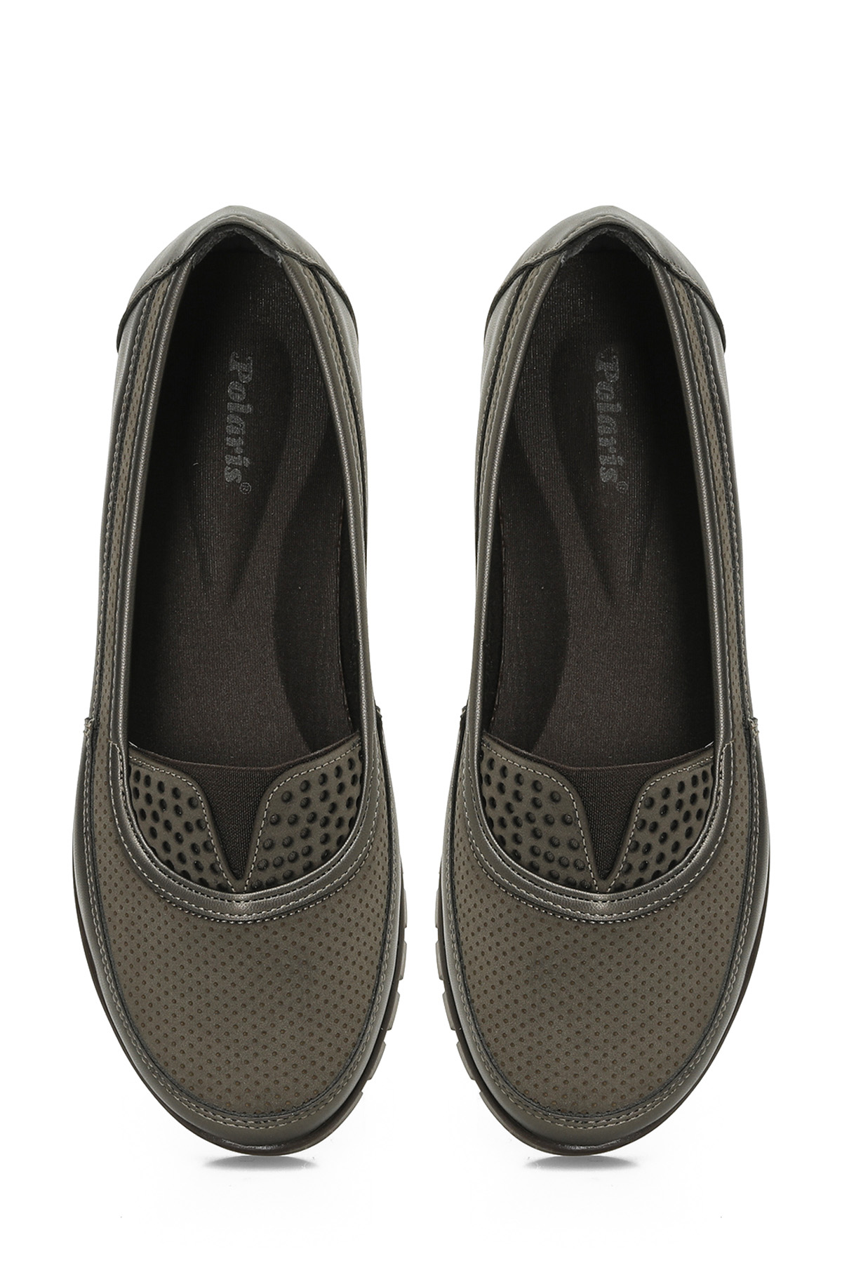 166556.Z4PR Haki Kadın Düz Ayakkabı Fiyatları | Flo