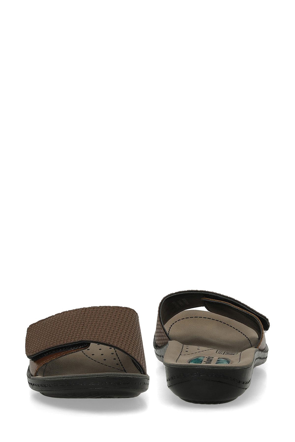 607009.Z4PR Kahverengi Kadın Ev Terliği - Görsel 6