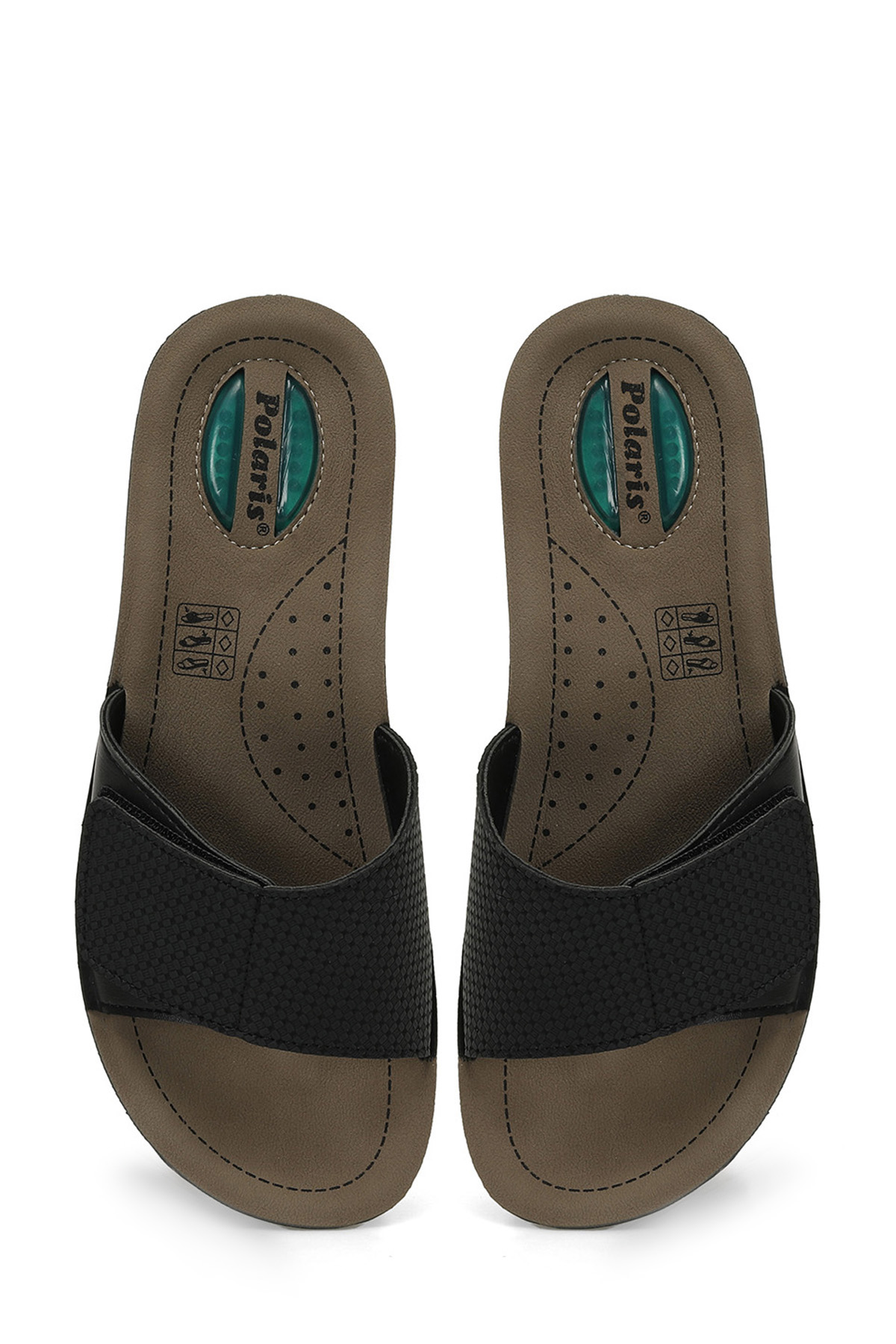 607009.Z4PR Siyah Kadın Ev Terliği - Görsel 5