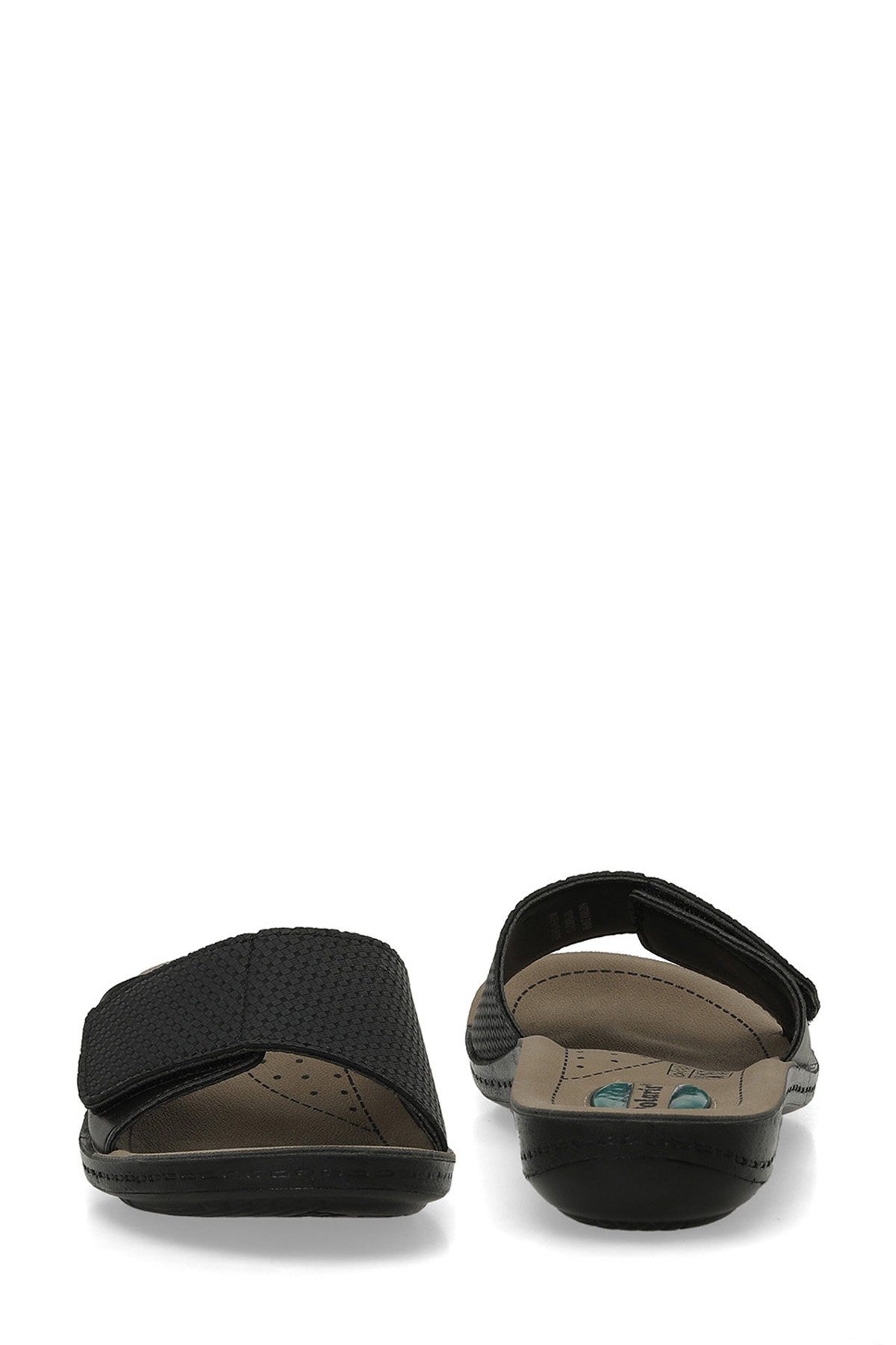 607009.Z4PR Siyah Kadın Ev Terliği - Görsel 6