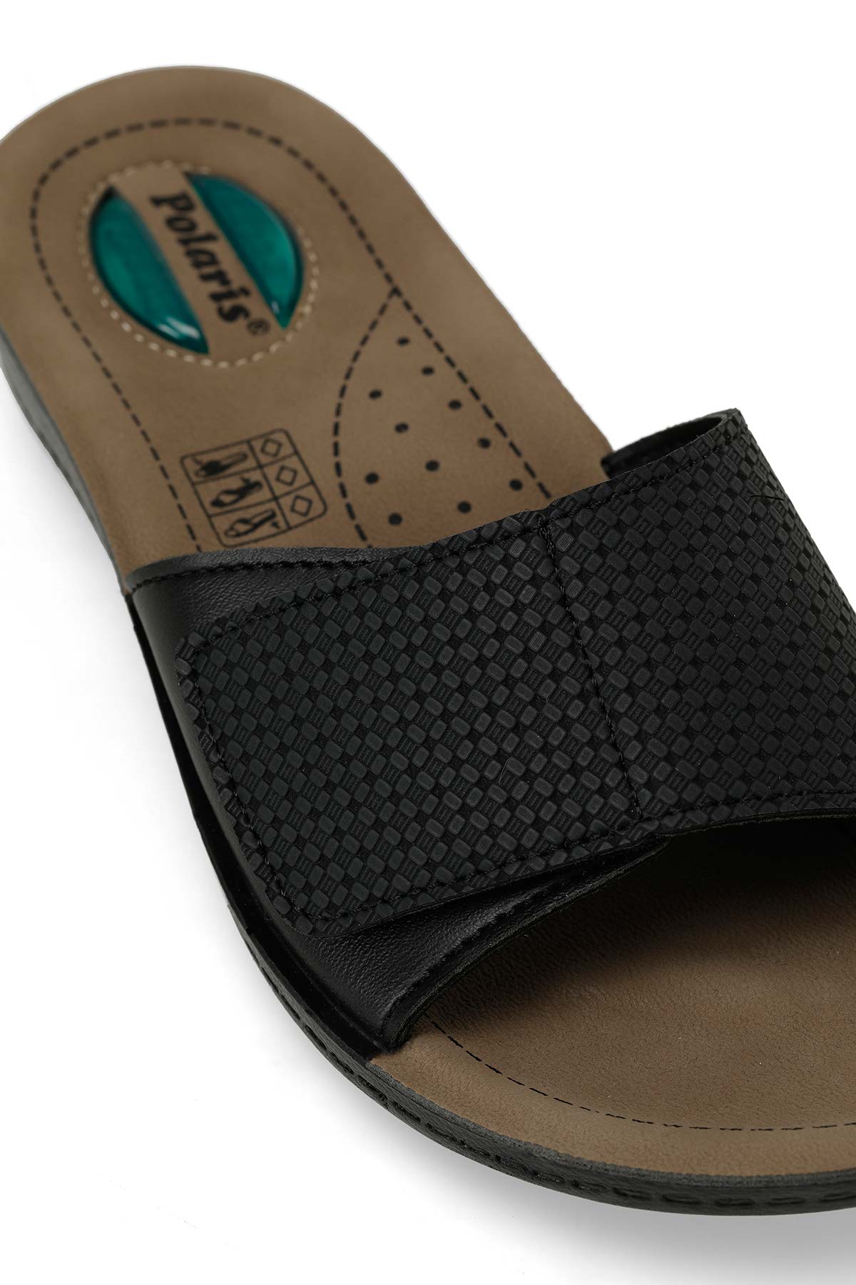 607009.Z4PR Siyah Kadın Ev Terliği - Görsel 8