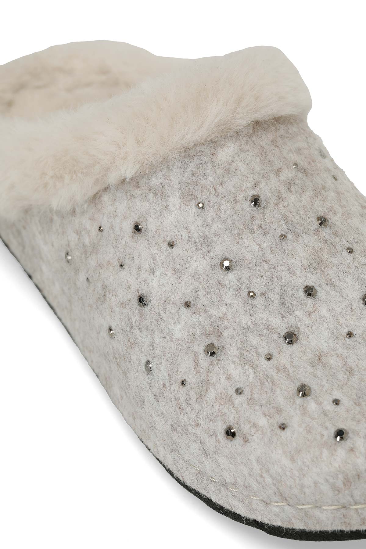 603231.Z4PR Bej Kadın Ev Terliği - Görsel 8