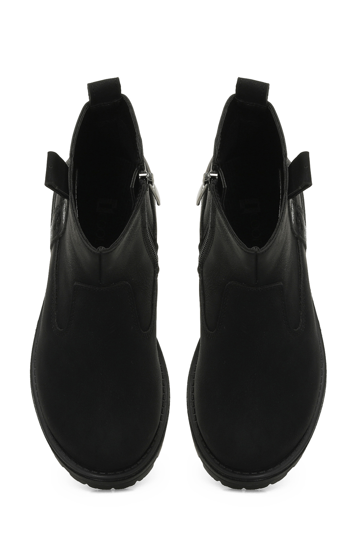 I Cool LOUIS.F 4PR Siyah Kız Çocuk Biker Bot - Görsel 5