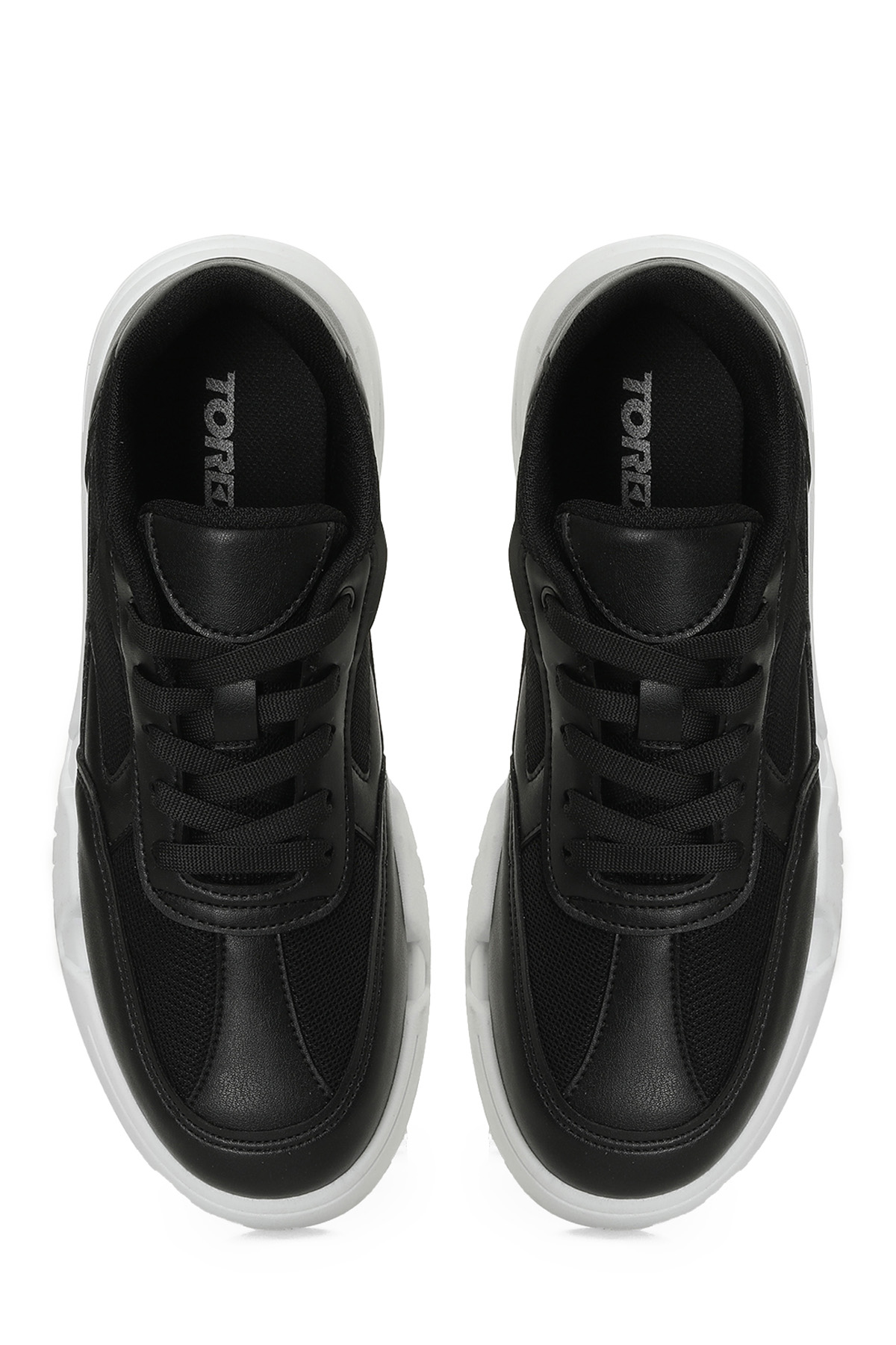 TRX24K-901 4PR Siyah Kadın Sneaker - Görsel 5