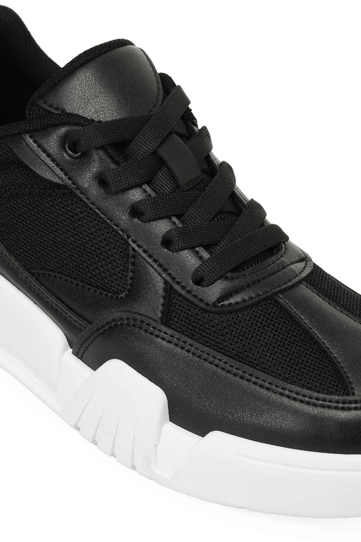 TRX24K-901 4PR Siyah Kadın Sneaker - Görsel 8