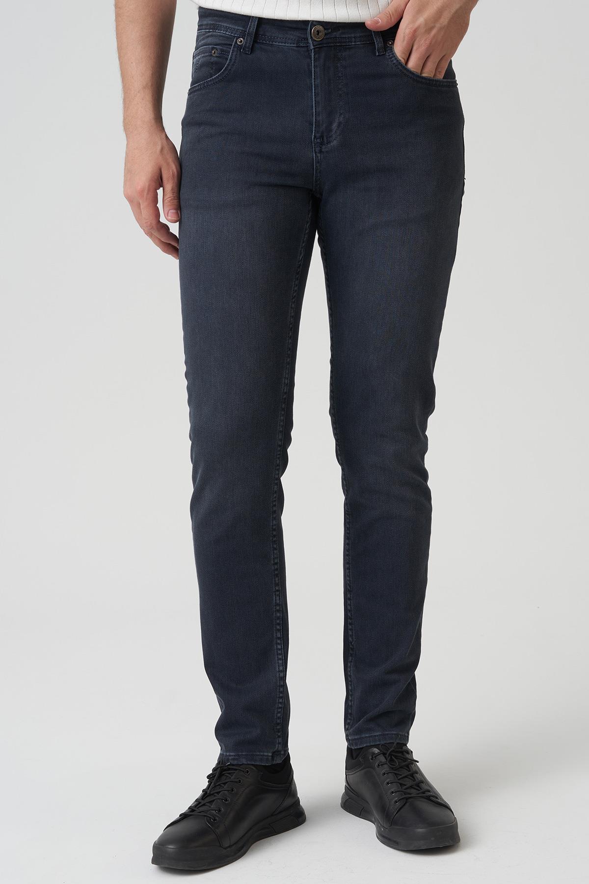 Sidney J2426 Regular Fit 5 Cep Pamuklu Jean Pantolon Sax