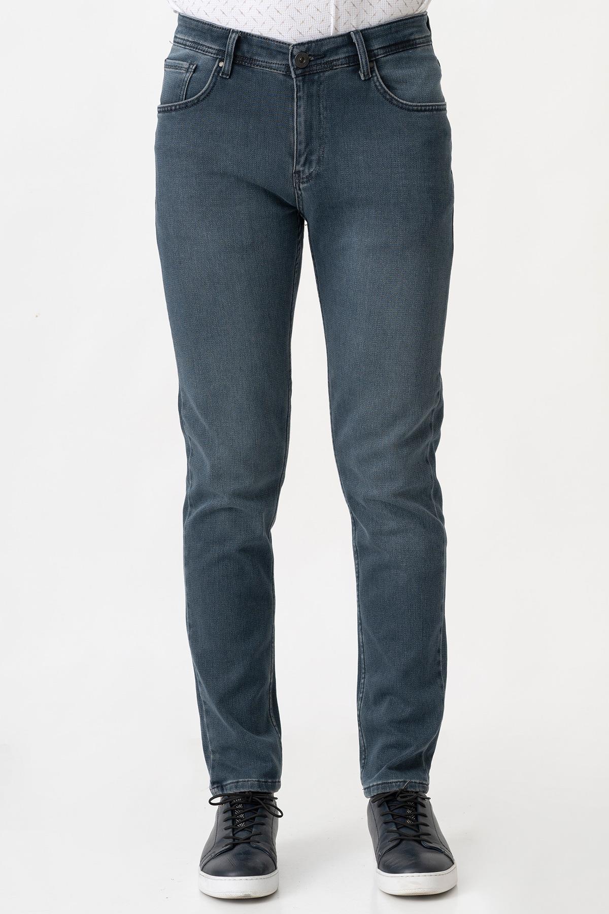 Cremona J2402 Regular Fit Pamuklu Likralı 5 Cep Jean Pantolon Brown